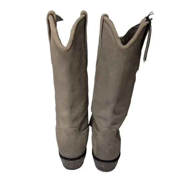 Ariat Leather Western Boot Memphis Burnt Taupe Light Brown Women's 5.5B 10047003 - Picture 10 of 16